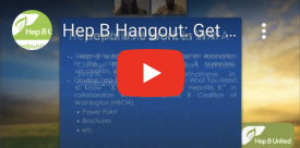 Hep B hangout Get to Know Hepatitis B