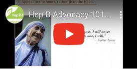 Hep B Advocacy 101 Telling Your Story to Lawmakers