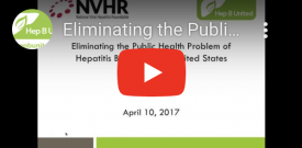 Eliminating the Public Health problem of Hepatitis B in the US
